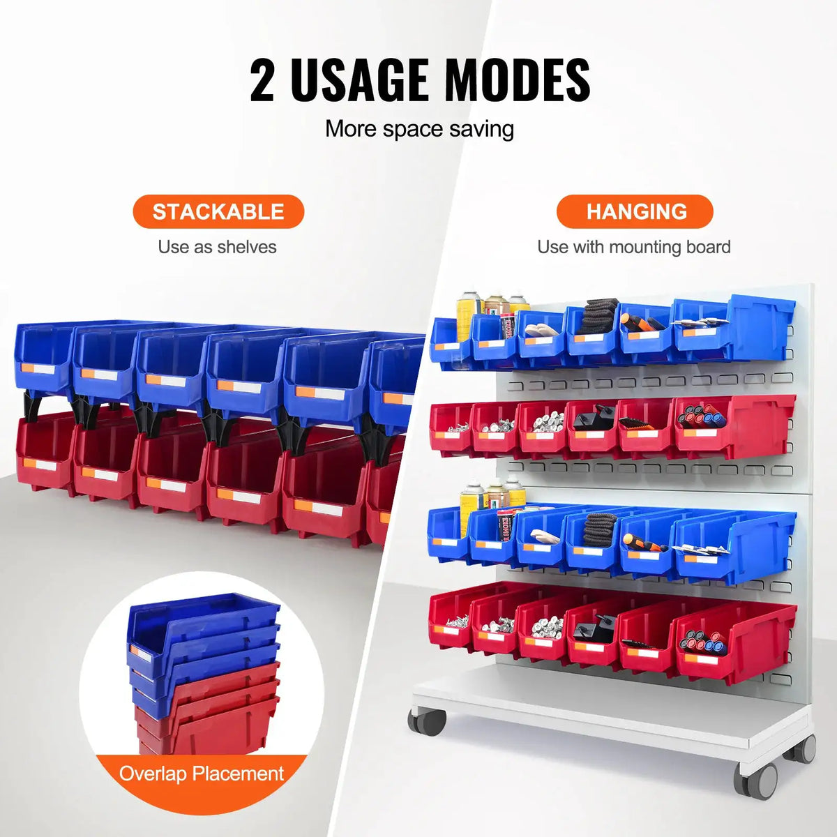 Stackable Plastic Parts Bin Organizer — product image 3