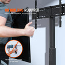 Height Adjustable Swivel TV Floor Stand