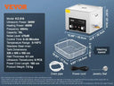 SucceBuy Knob Ultrasonic Cleaner with Heater & Timer for Lab