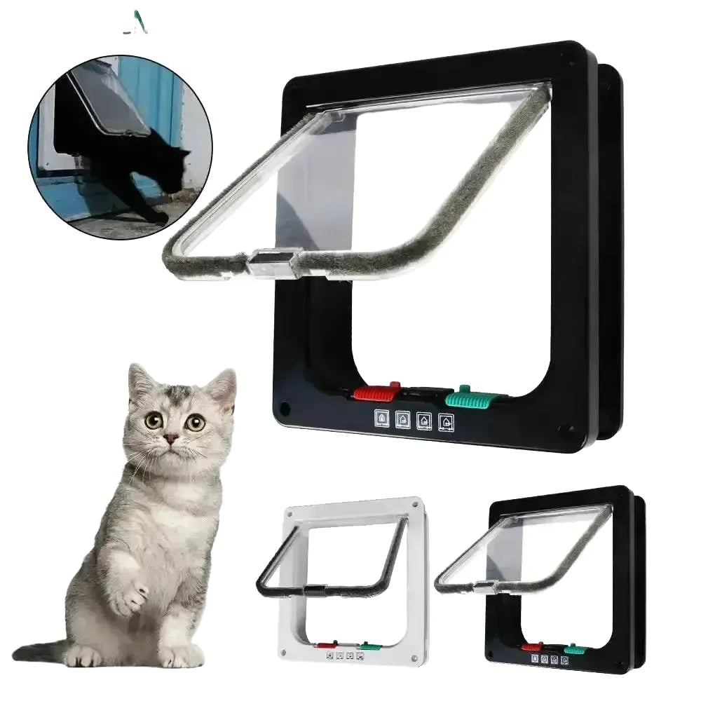 Cat Flap Door for Small Pets Security — product view 1
