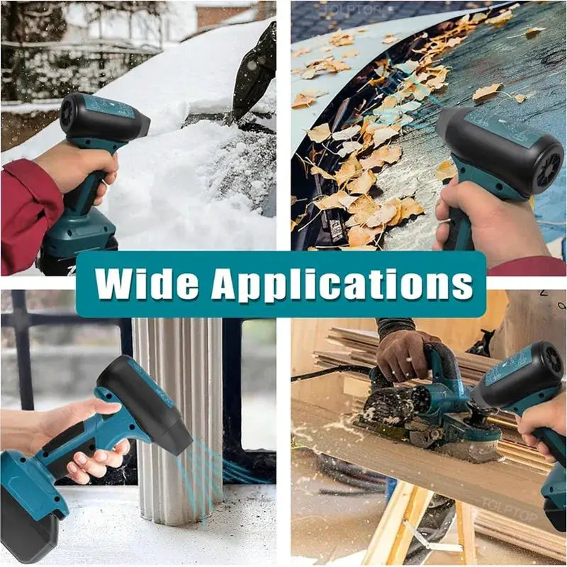 Portable Turbo Fan for Makita DeWalt Milwaukee Bosch Blower