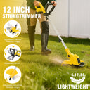 Cordless String Trimmer Rotatable Electric Lawn Mower