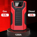 Portable 12V Car Jump Starter and Power Bank 1200A Device