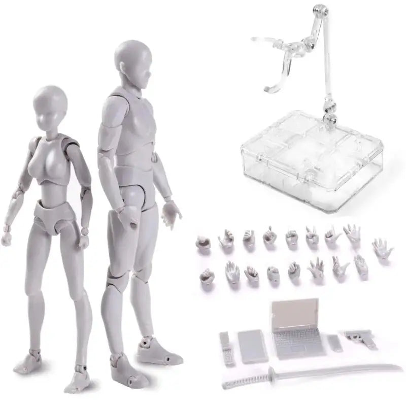 Sketch Draw Figurines Male Female Movable Body Kun Body Chan Joint Pain Anime Figure Shf Action Figure Toy Model Draw Mannequin
