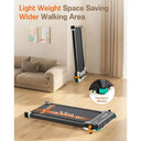 Incline Dual Walking Pad With Foot Massage 180 Degree Reversible