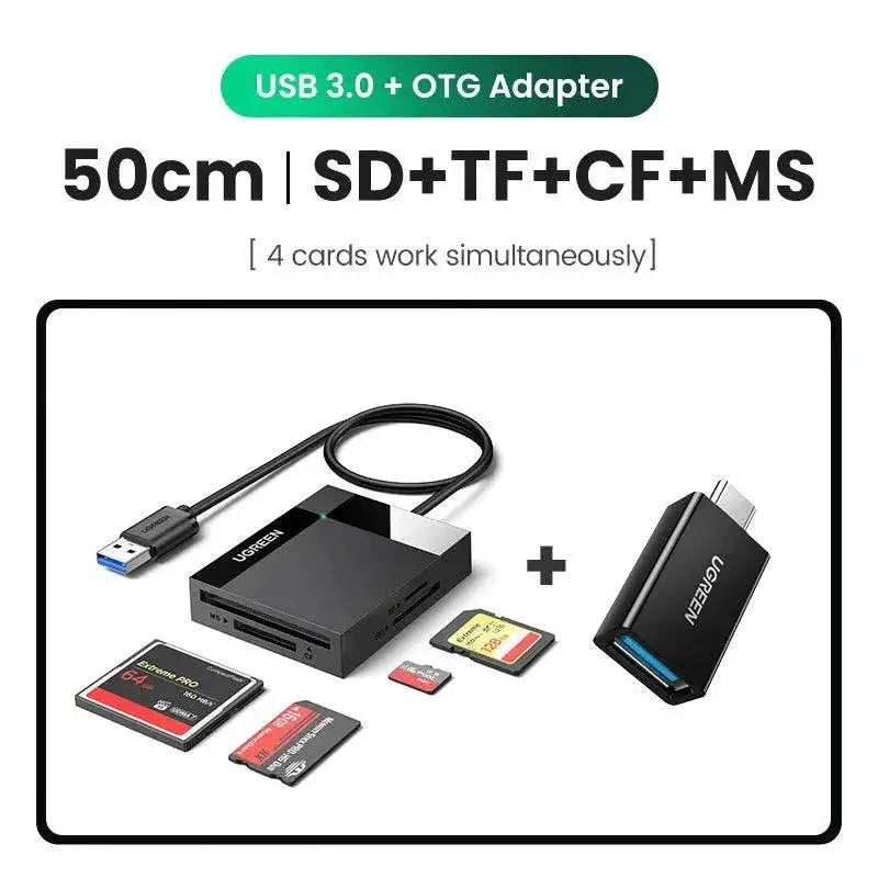 Card Reader USB USB C OTG Rapid Data Transfer Device — product view 8