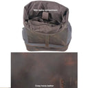 Canvas Backpack Waterproof Roll Top