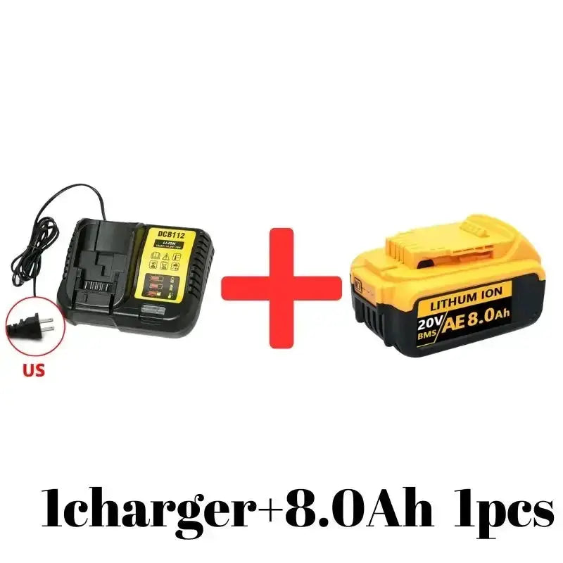 DCB200 20V 12Ah Lithium Battery For Tools Fast Charge