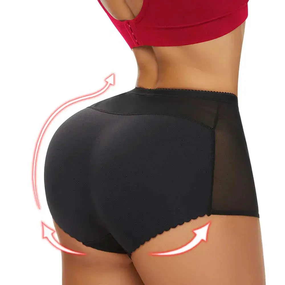 Seamless Butt Lifter Panty Tummy Control Removable Pads