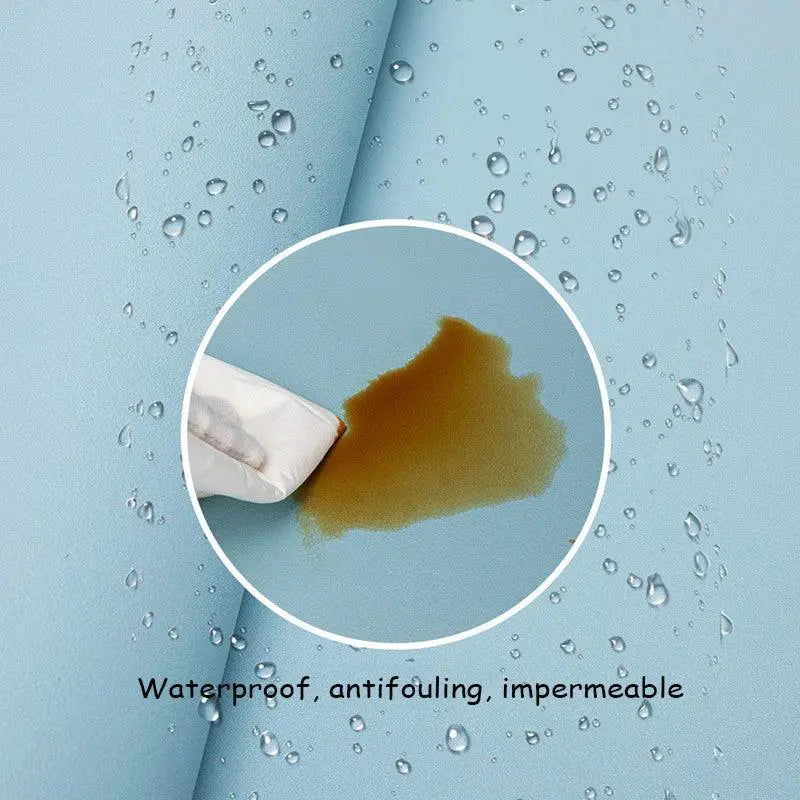 White Gaming Mousepad Portable Desk Mat Waterproof Non Slip