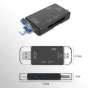 6In1 Type C Card Reader-Phone PC Fast Read