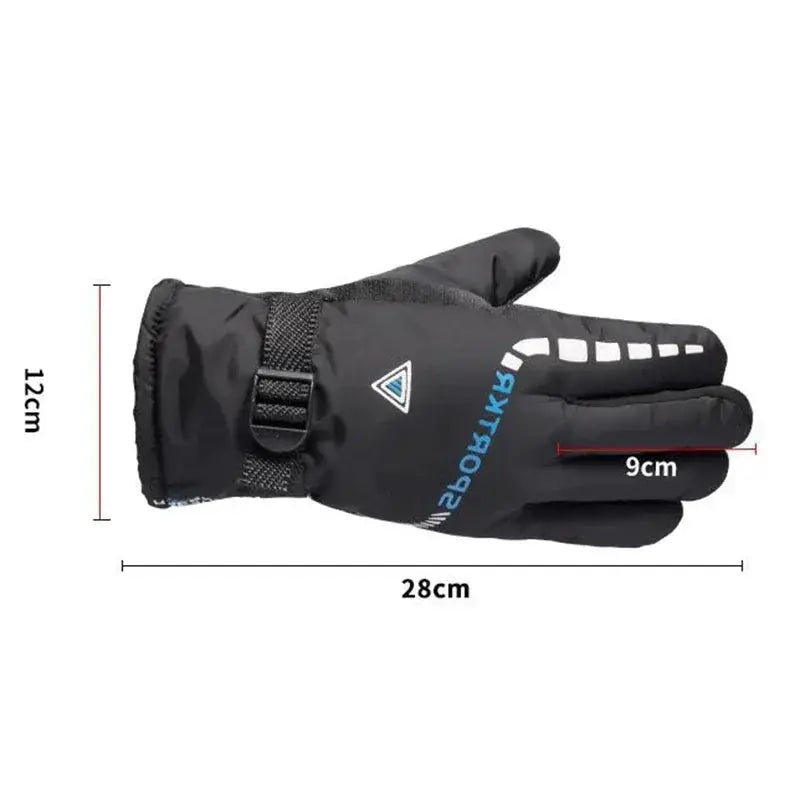 Outdoor Winter Warm Thermal Cycling Gloves Waterproof Grip