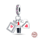 Sterling Silver Heels Lipstick Camera