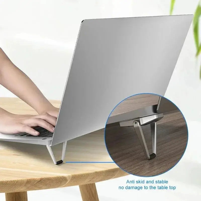 Metal Laptop Stand for Stylish Cooling and Ergonomic Support