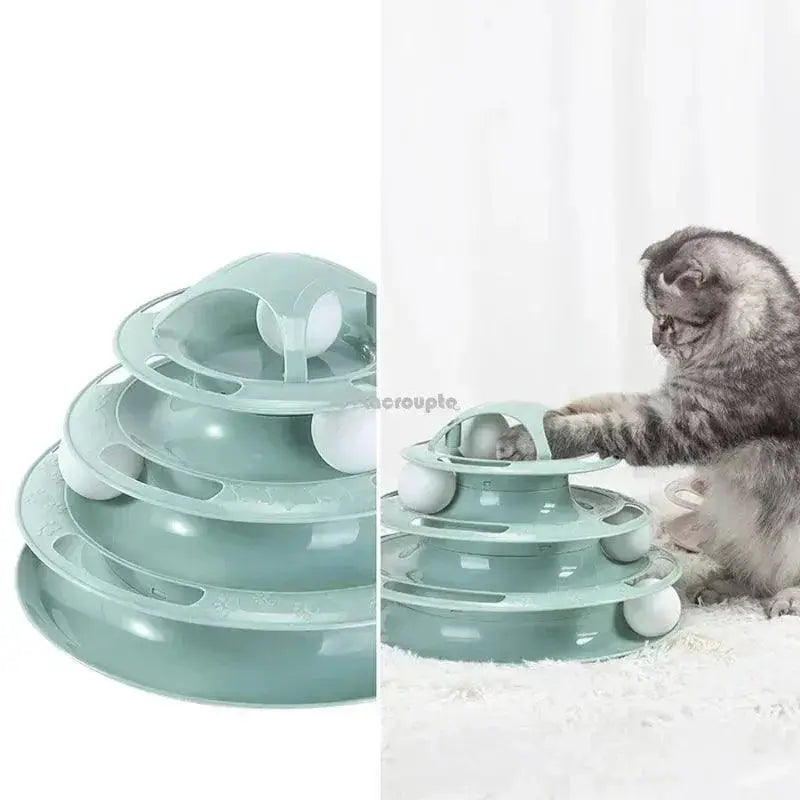 Interactive Cat Toy Tower For Intelligence Training Fun