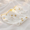 Floral Lace Cotton Underwear Set - Feminine Comfort Style