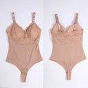 Lace Thong Bodysuit Shapewear For Women Seamless Control