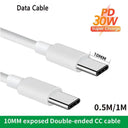 Dual Type C Cable - Rapid 3A Fast Charging