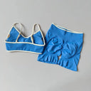 Yoga Set Seamless Crop Top - Breathable Gym Comfort