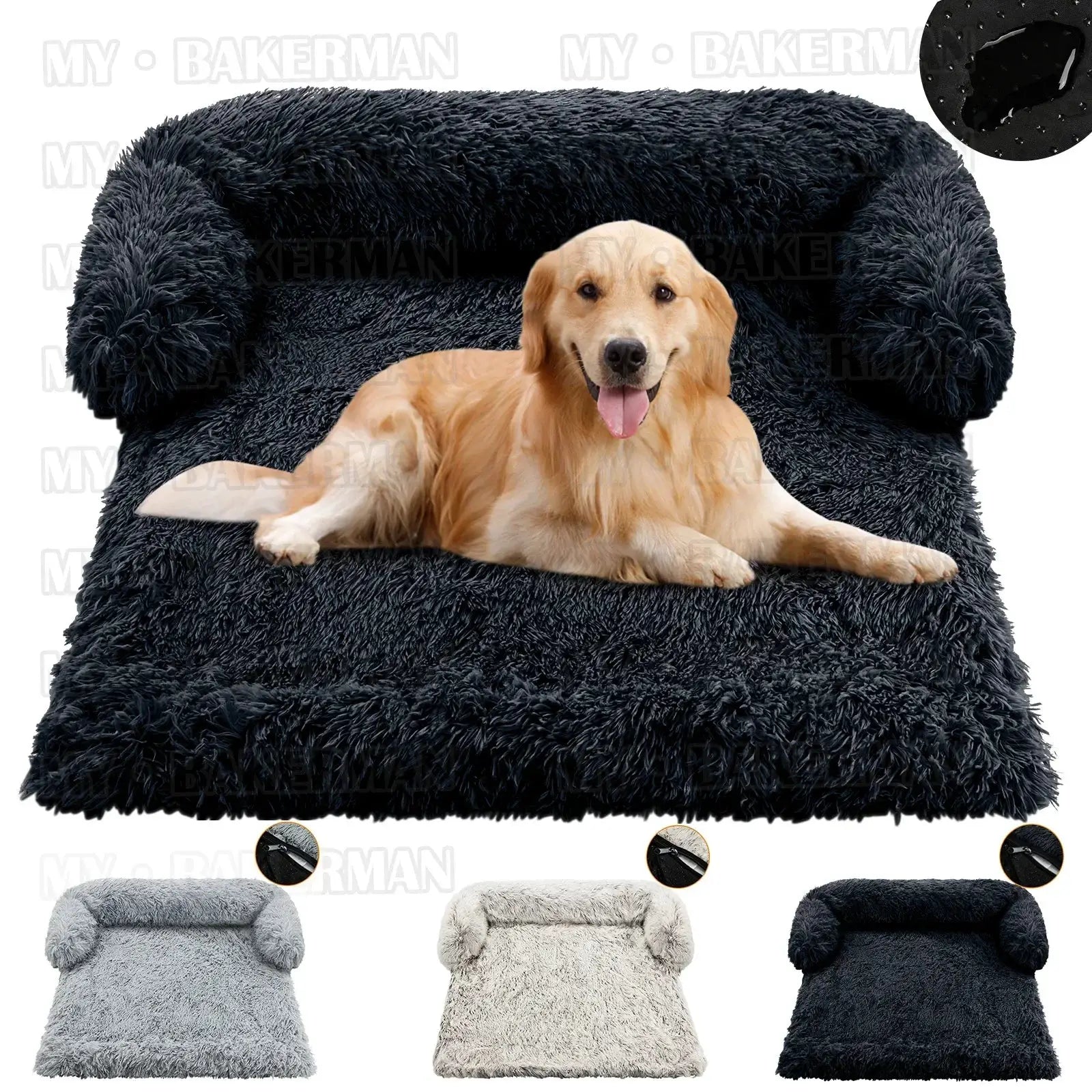 Soft Plush Cat and Dog House Winter Warm Pet Bed Mat