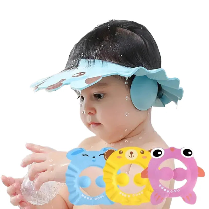 Baby Shower Cap - Adjustable Ear Protection Hat - 1157C product image