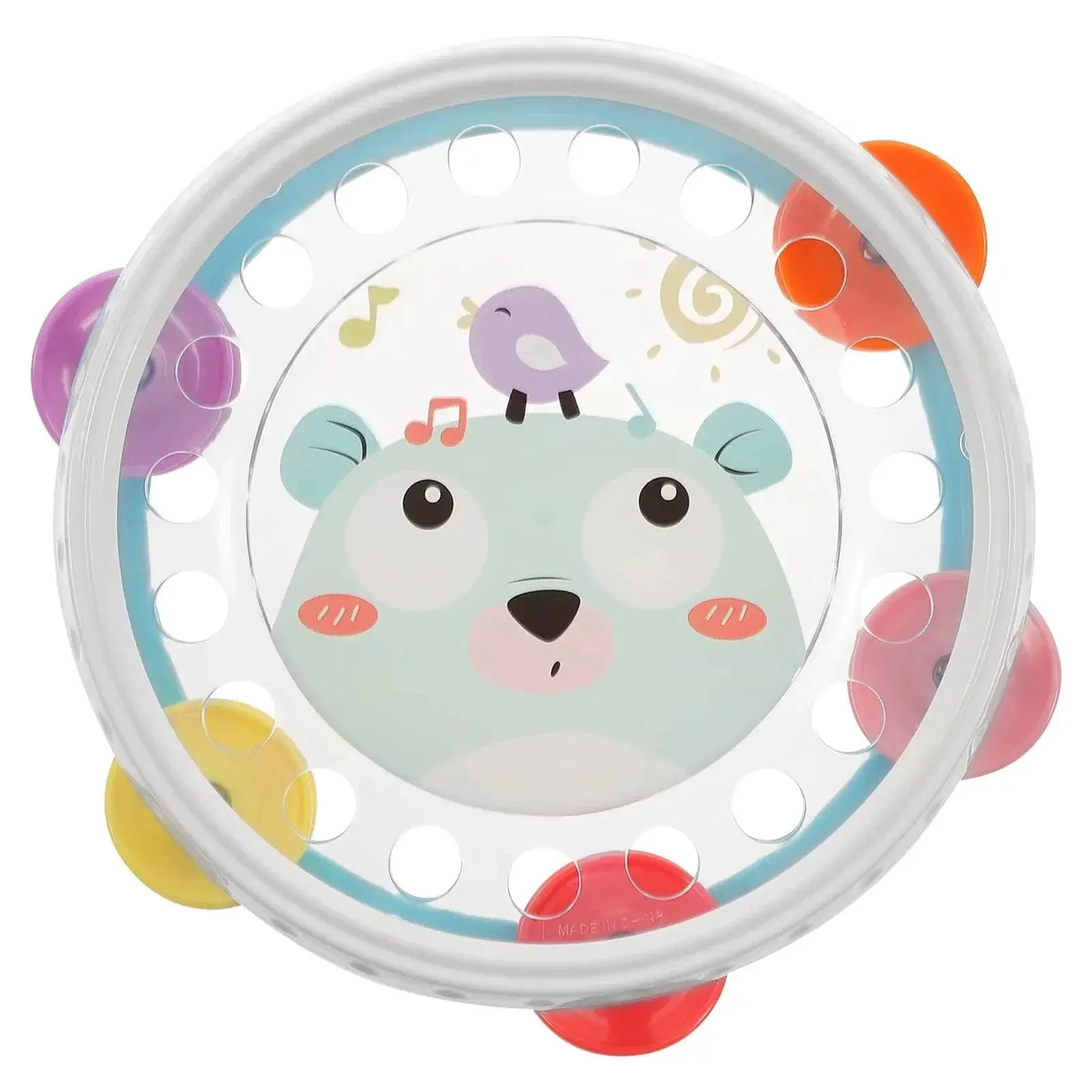 Kids Tambourine Clapping Hand Crank Musical Toy Fun