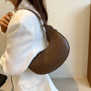 Armpit Bags: Cute Half Crescent Leather Bag