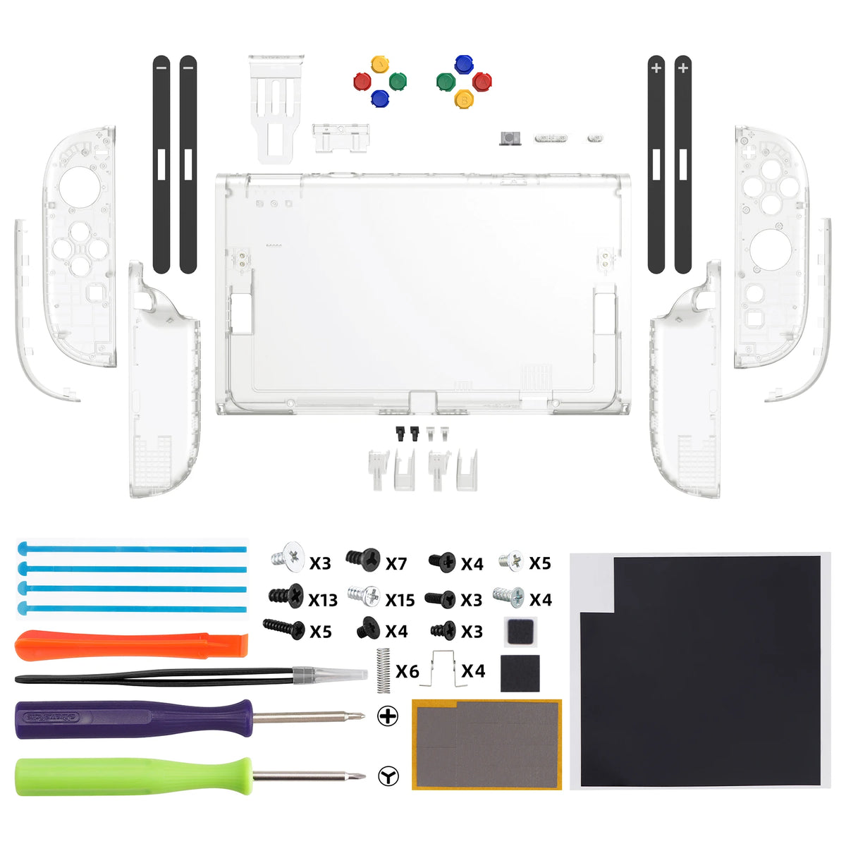 eXtremeRate DIY Replacement Shell Buttons