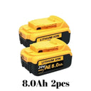 High Capacity DCB200 20V Lithium Battery 12000mAh For Tools
