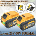 60V DCB606 Battery 9000mAh For 20V MAX Tools High Power