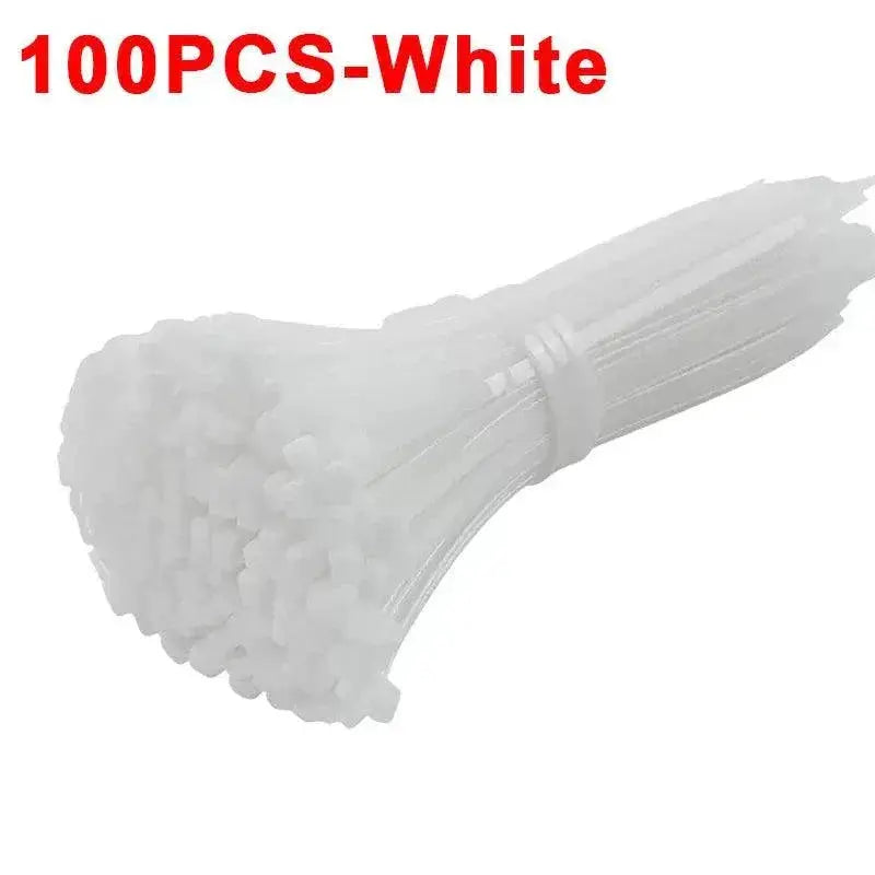 Nylon Cable Ties Cord Organization Kit For Home Office