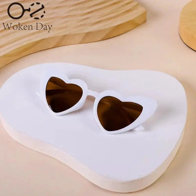 Kids Cartoon Heart Sunflower UV400 Round Sunglasses