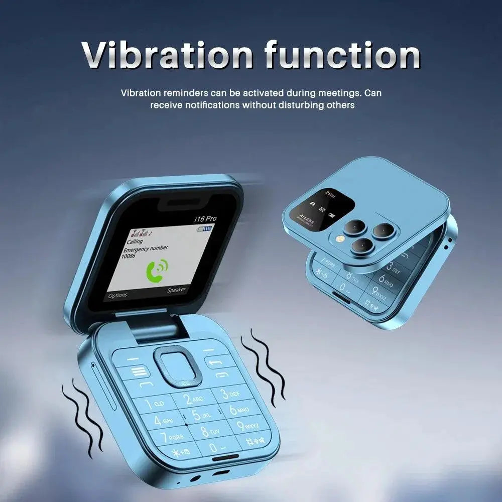 SERVO 2024 Mini Flip Phone 2SIM Small Display Compact Mobile
