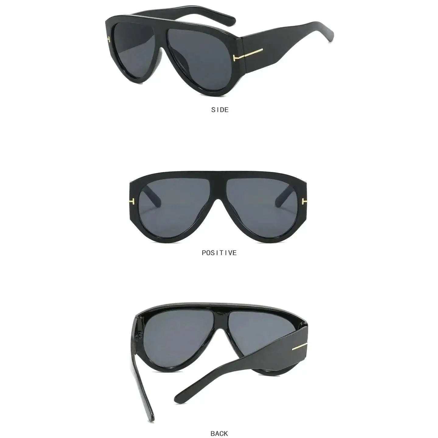 Oversized Vintage Pilot Sunglasses UV400 For Men And Women