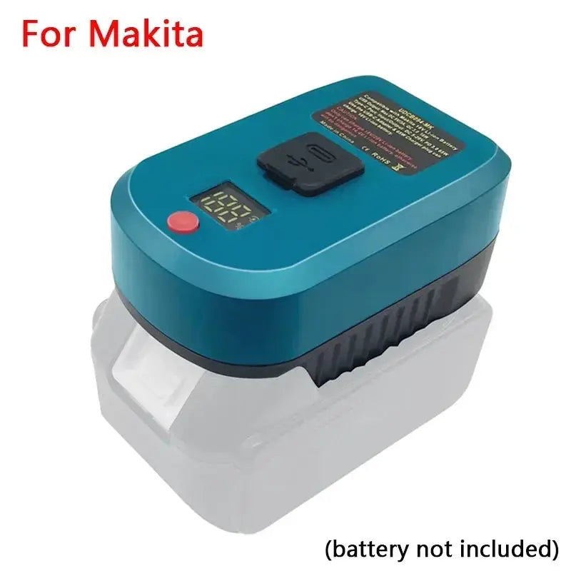 18V Lithium Ion Battery USB Type C Charger for Power Tools