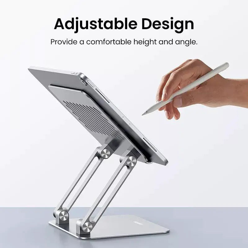 Premium Adjustable Aluminum Tablet Stand for iPad and Phones