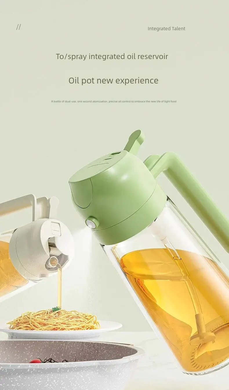 Home Food Grade Oil Dispenser With Fuel Injector Atomizer - OurLum.com