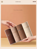 4Pcs High Waist Women Panties Body Shaper Underwear