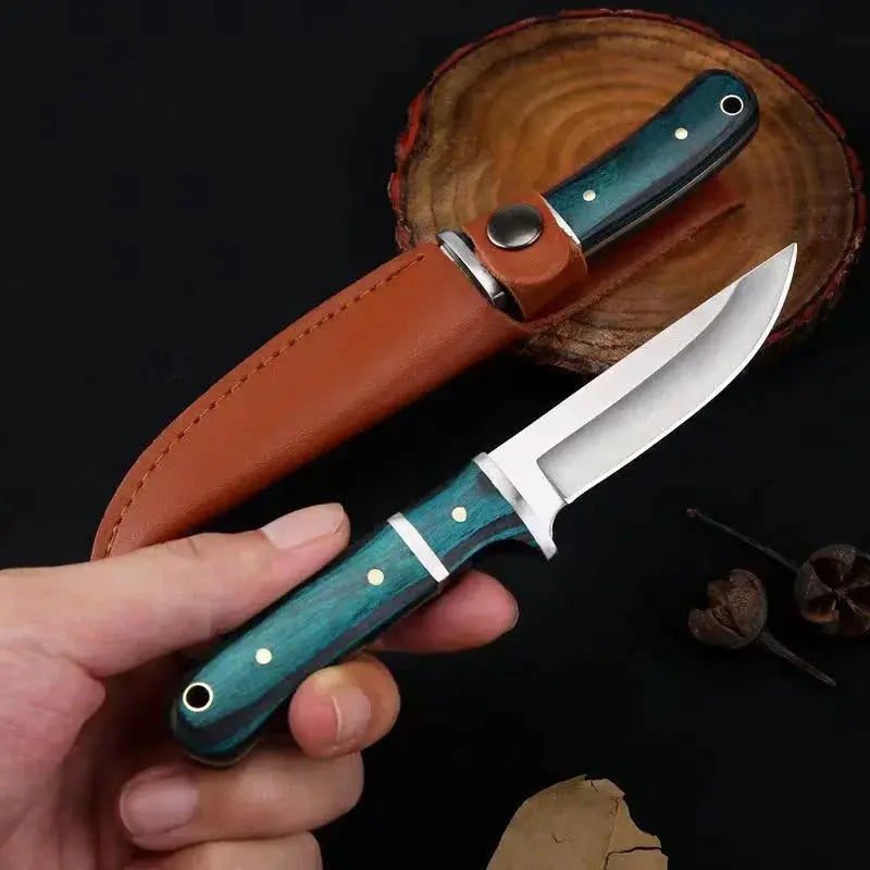 Versatile Stainless Steel Boning Knife With Wood Handle