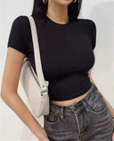 Breathable Women's Crop Top for Gym