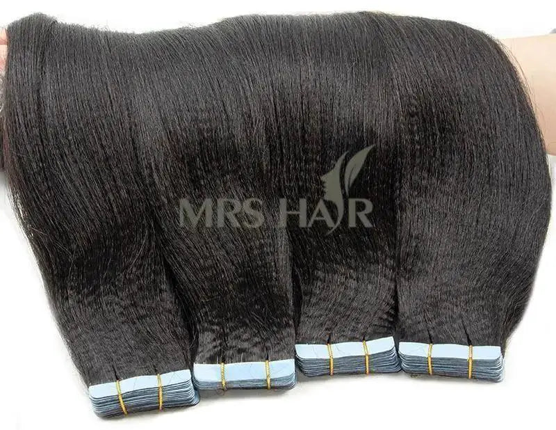 Yaki Straight Tape In Extensions Remy Hair 12 26 Inches