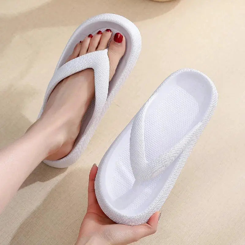 Cloud Comfort Womens Platform Flip Flops Summer Sandals