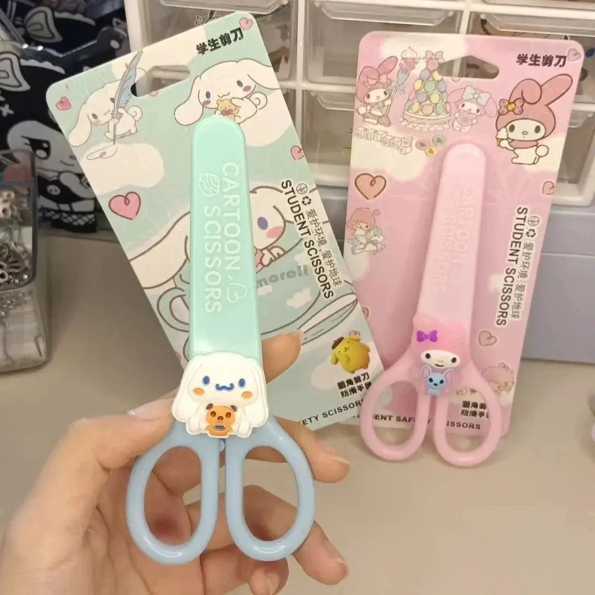 Sanrio Characters Scissors For Cute Kids Stationery Set
