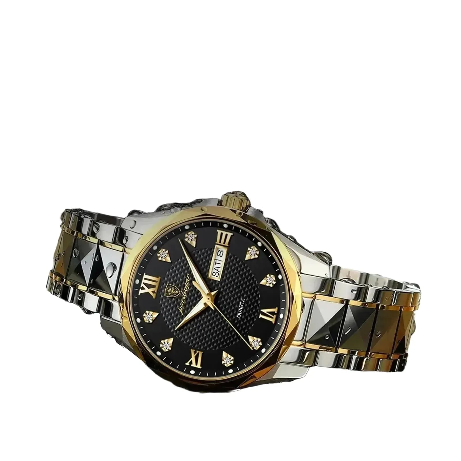 Men's Quartz Watch Stainless Steel Timepiece For Modern Men