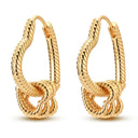 Mula Sterling Silver Golden Earrings
