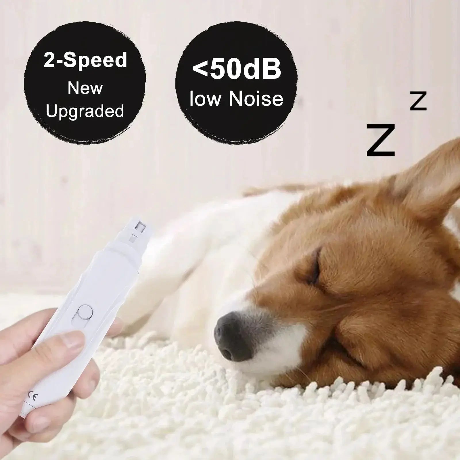 Electric Pet Nail Grinder Safe And Quiet Grooming Tool