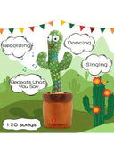 1pc Dancing Talking Cactus Toys For Baby Boys And Girls
