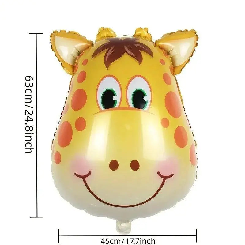 Jungle Safari Foil Balloons Set For Wild Party Decorations