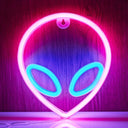 Enchanting Neon Butterfly Heart LED Wall Light Decor for Kids