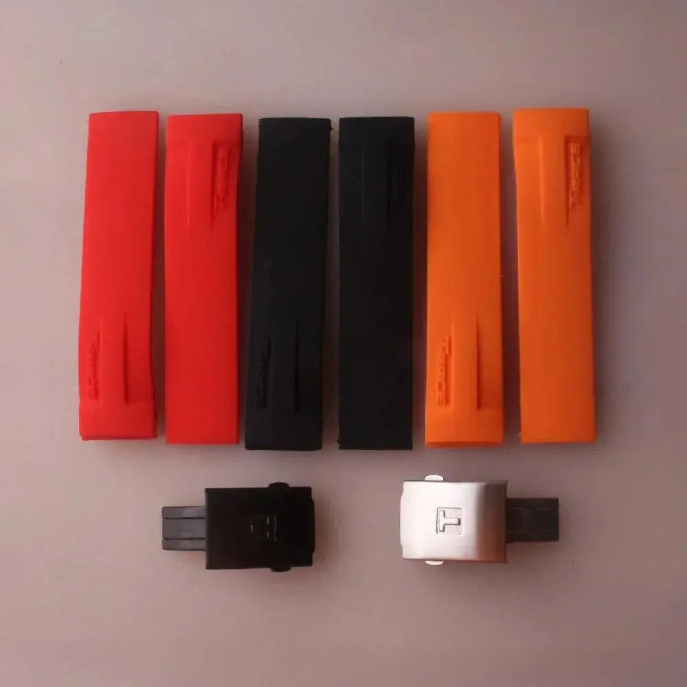 Tissot Trace Silicone Watchbands Waterproof Straps